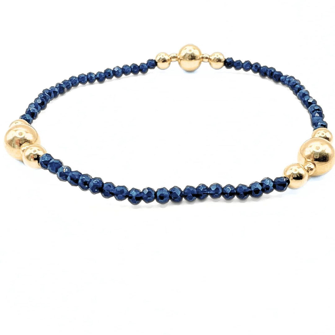 The Nantucket Shimmer Collection 14k Gold Filled Beaded Bracelet ERN825