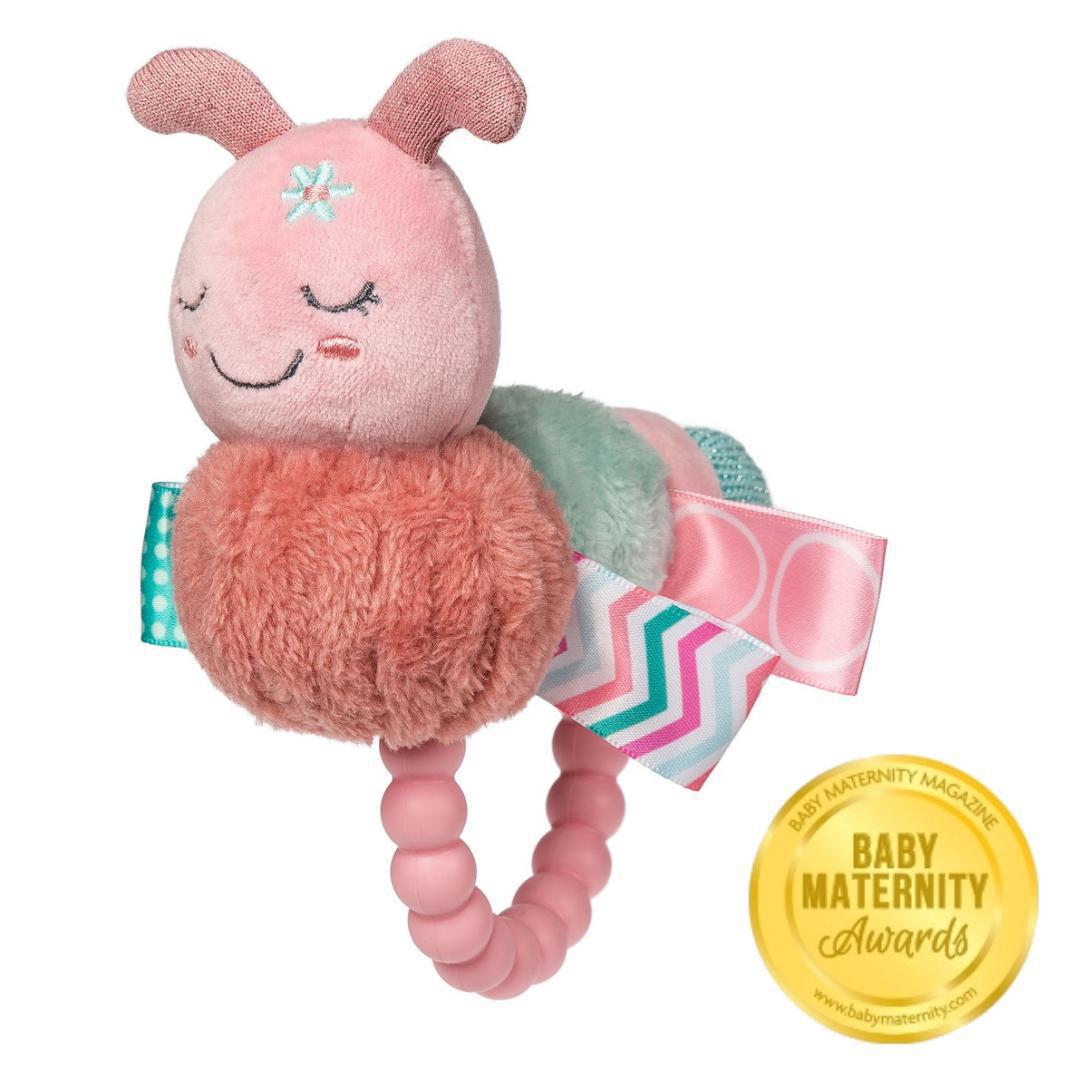 Taggies Camilla Caterpillar Teether Rattle – 6″ MMC925