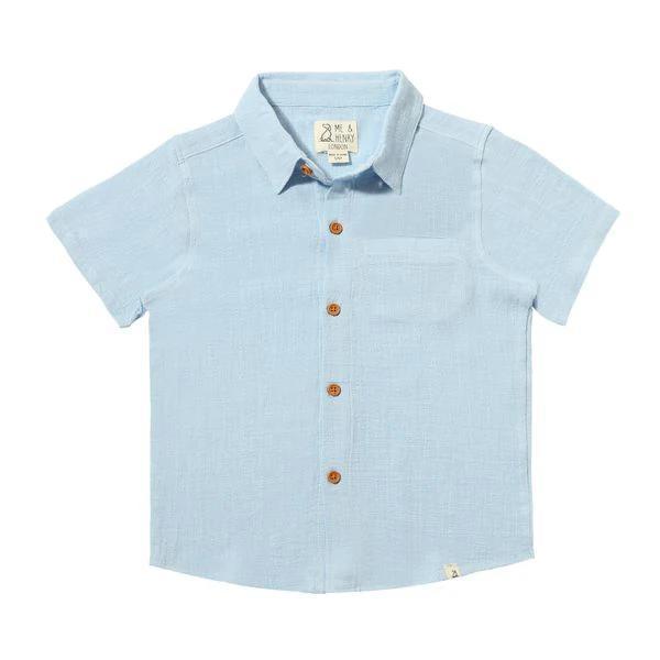 Newport S/S Shirt Pale Blue-6-7Y MAH