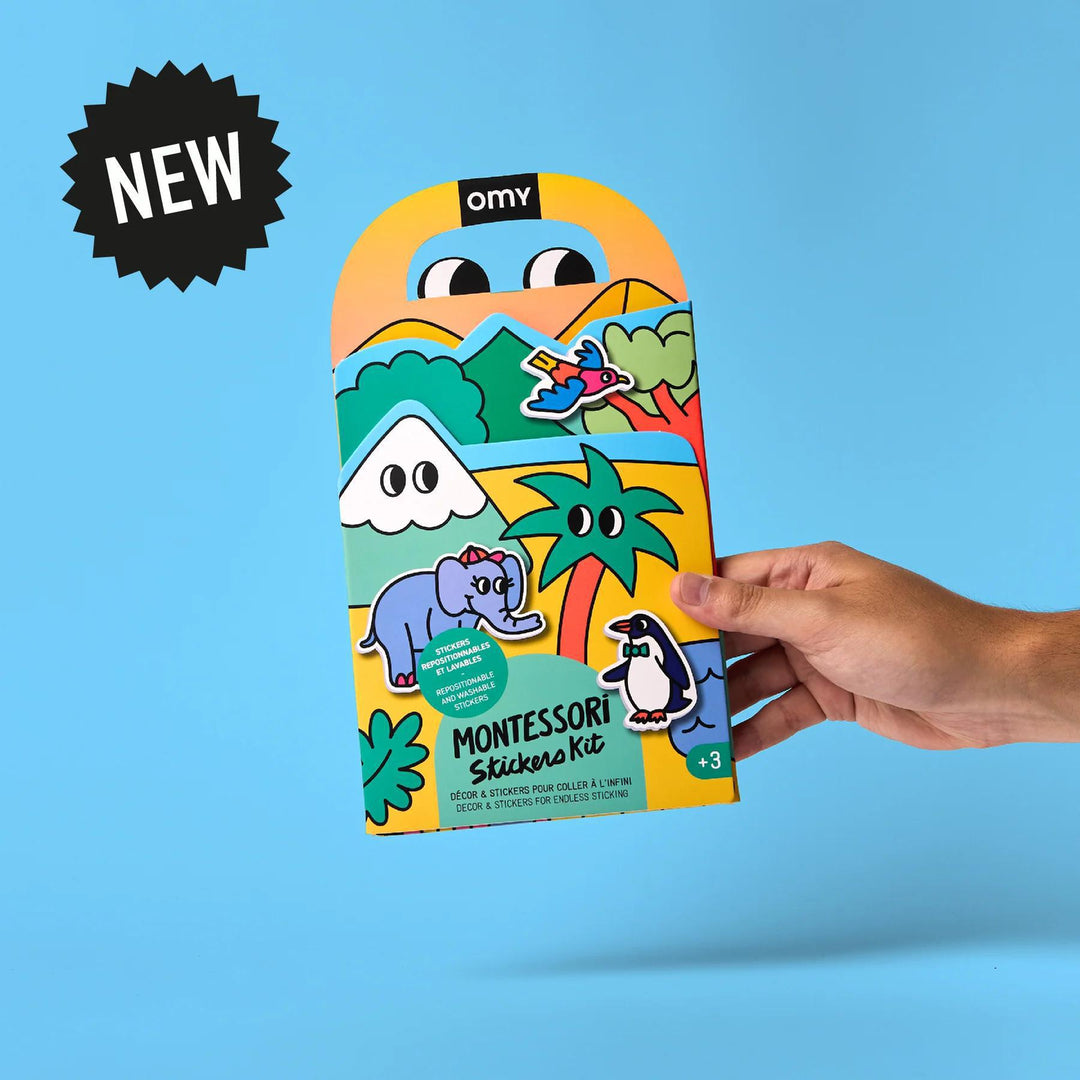 Montessori’s Decor Animals Sticker Book OMY1125