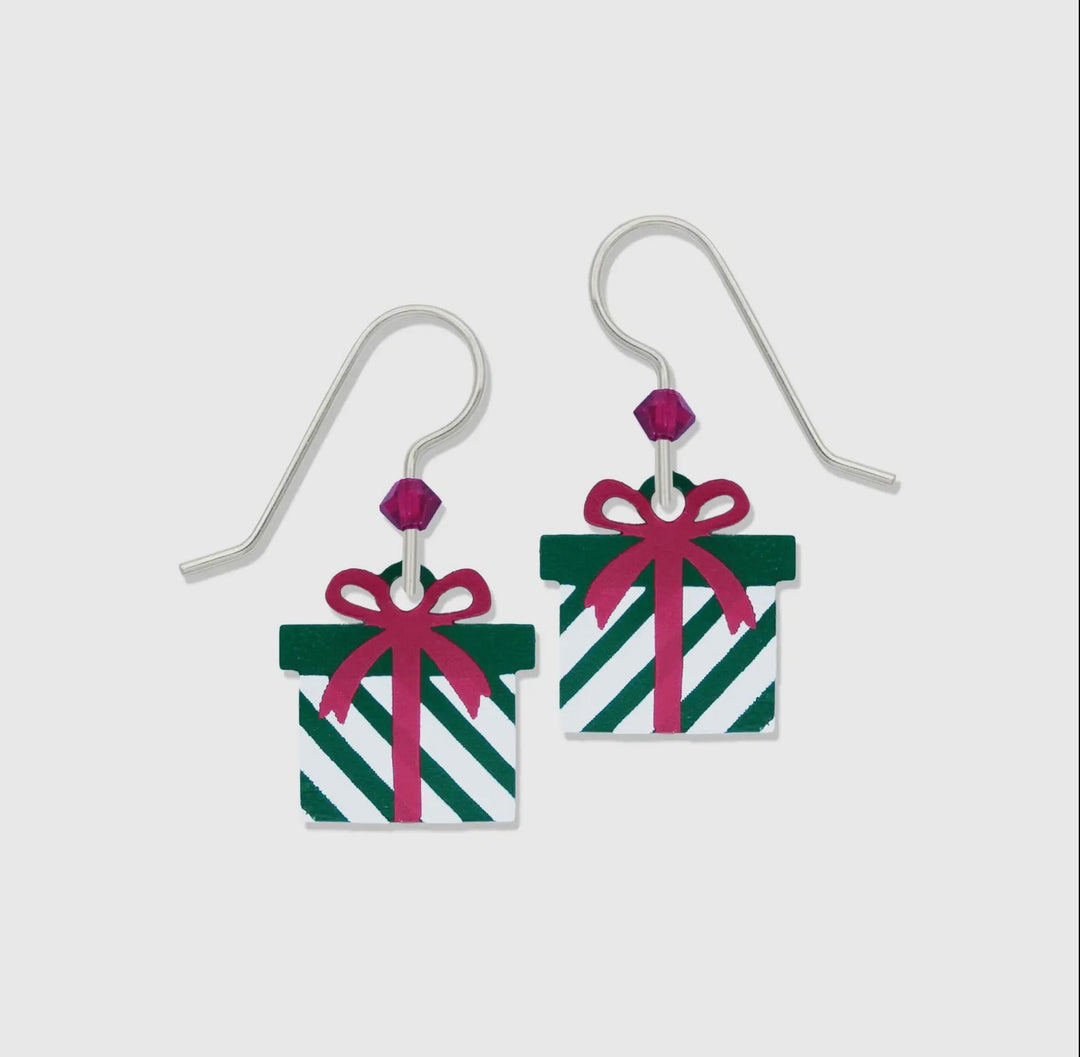 Christmas Present Earrings 2413 SKY825