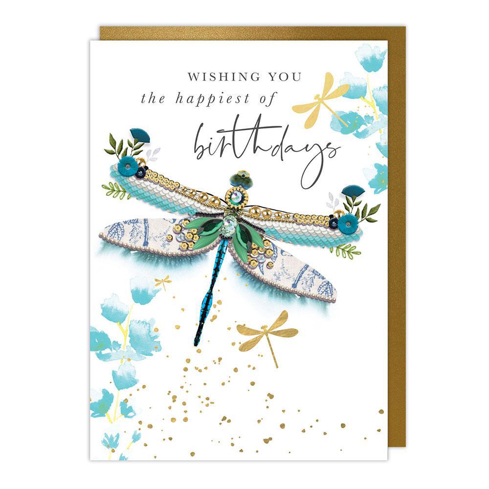 Dragonfly Birthday Card NQI725