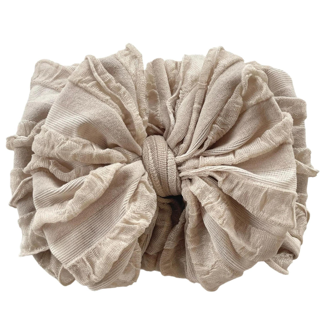 Ruffled Bow Headband RRA