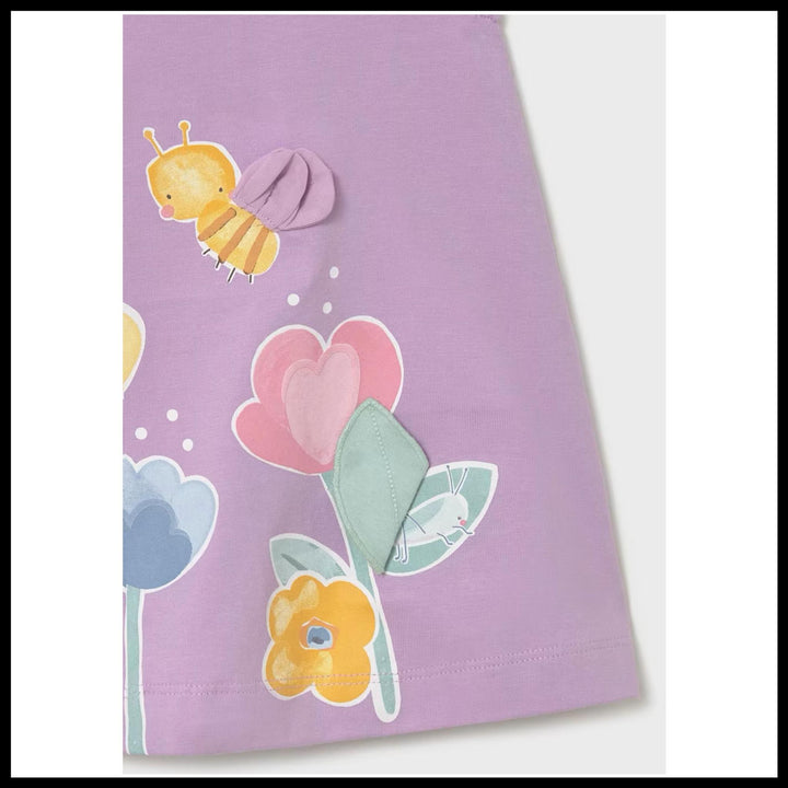 Baby Graphic Lavender Dress MYR1026