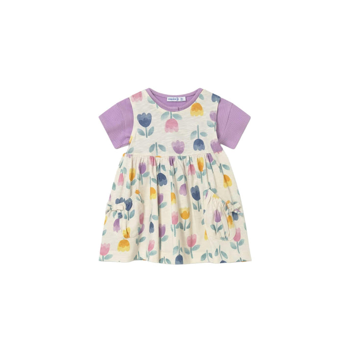Baby Printed Dress w/ Shirt 2 Piece MYR0126