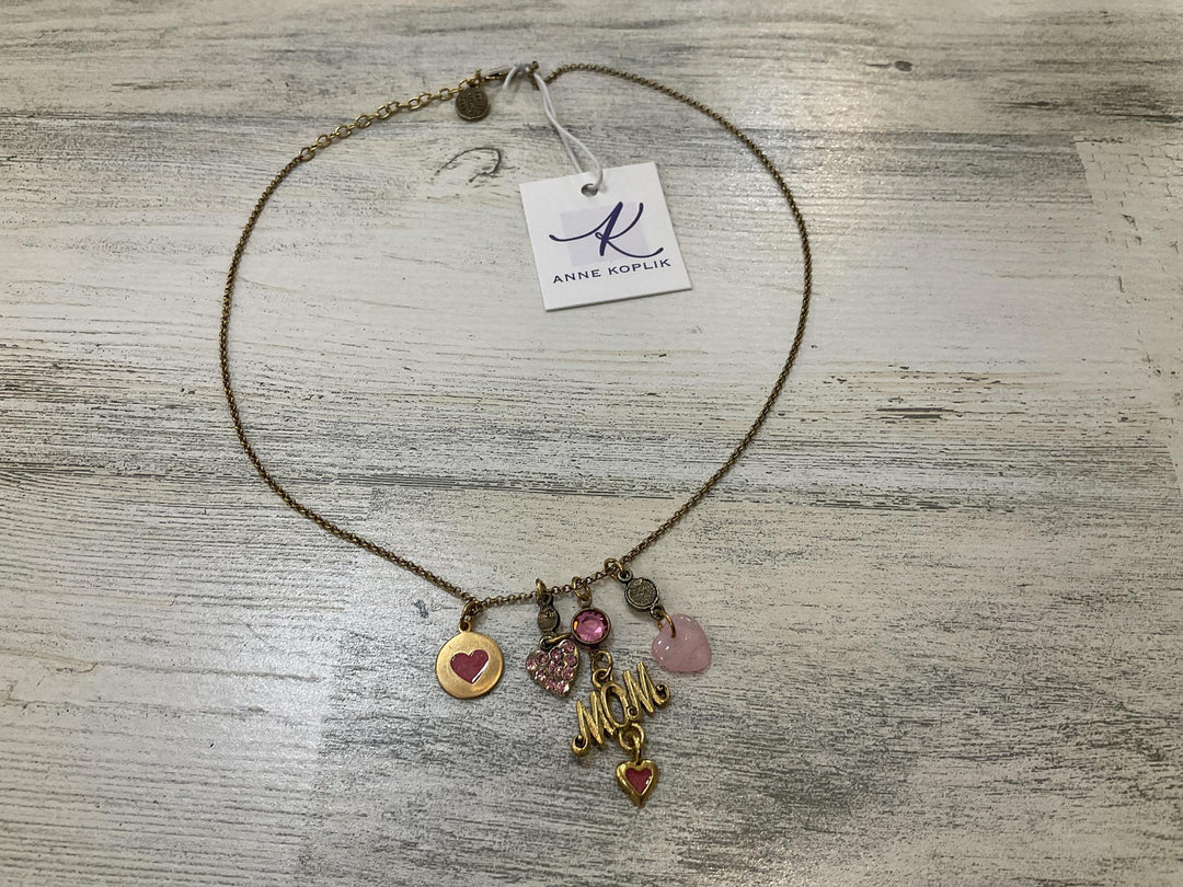 “A Mothers Love” Crystal Jumble Charm Necklace AKD1124