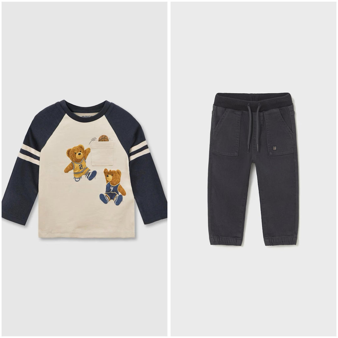 Basketball Bear Long Sleeved T-shirt/Joggers MYR825