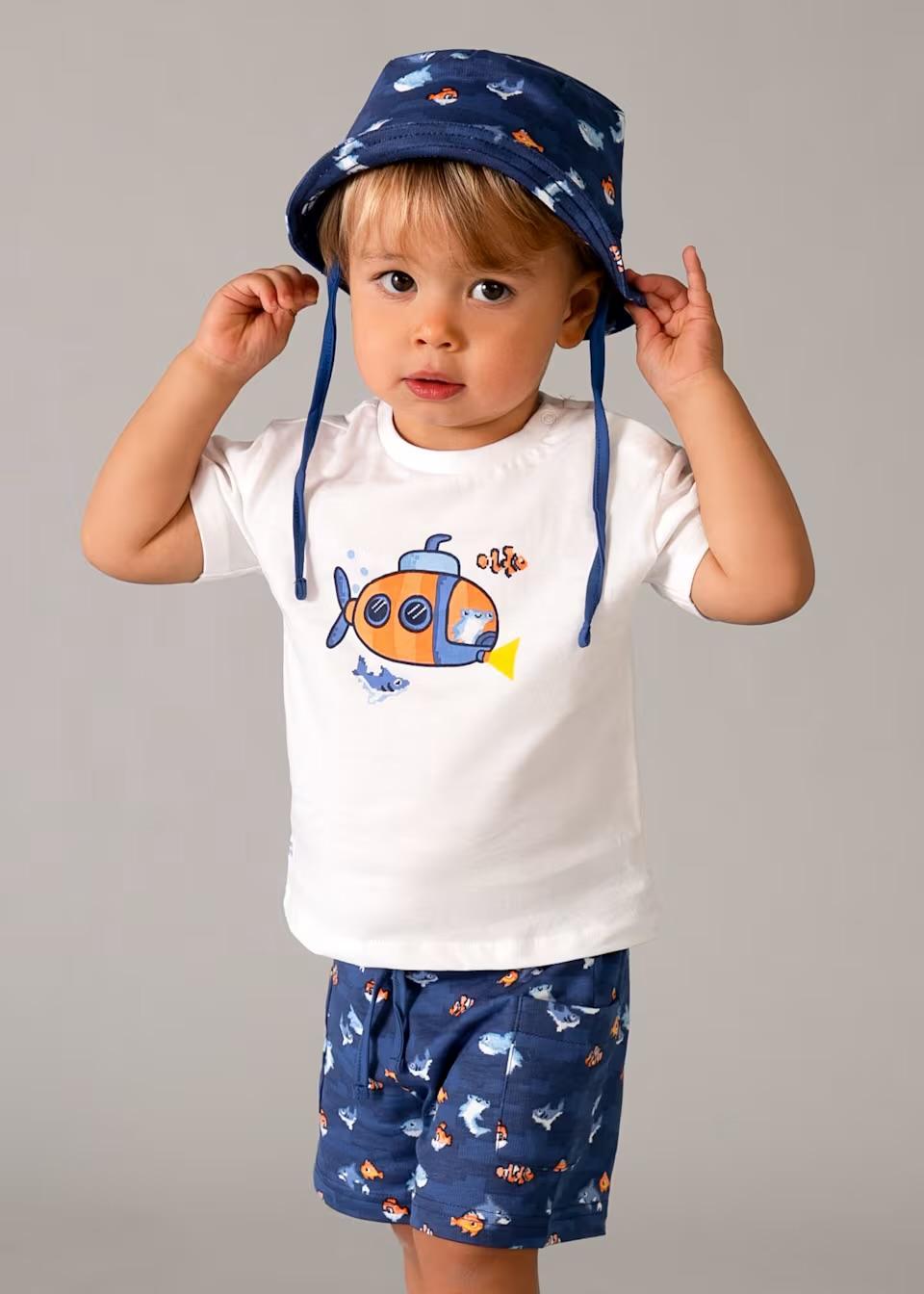 Baby Submarine Knit 3-Piece Set MYR126