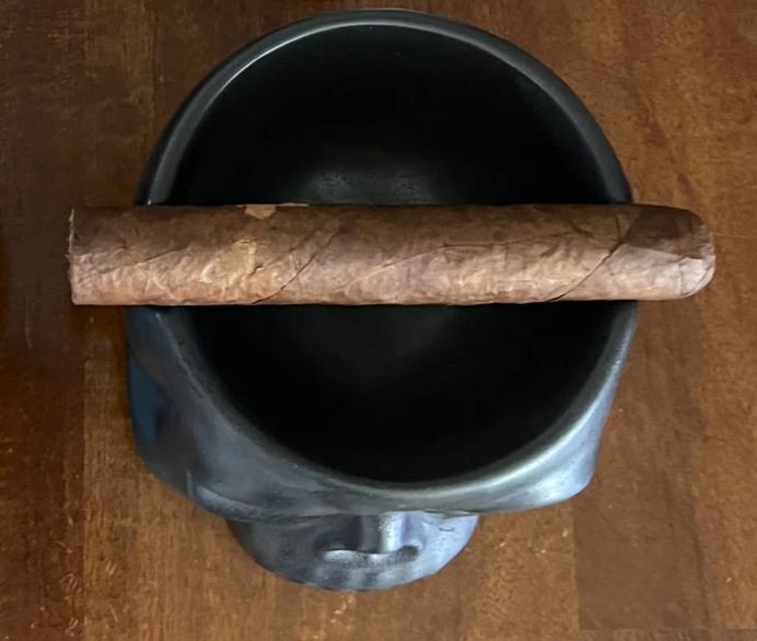 Concrete Skull Cigar Bowl Ashtray  STO924