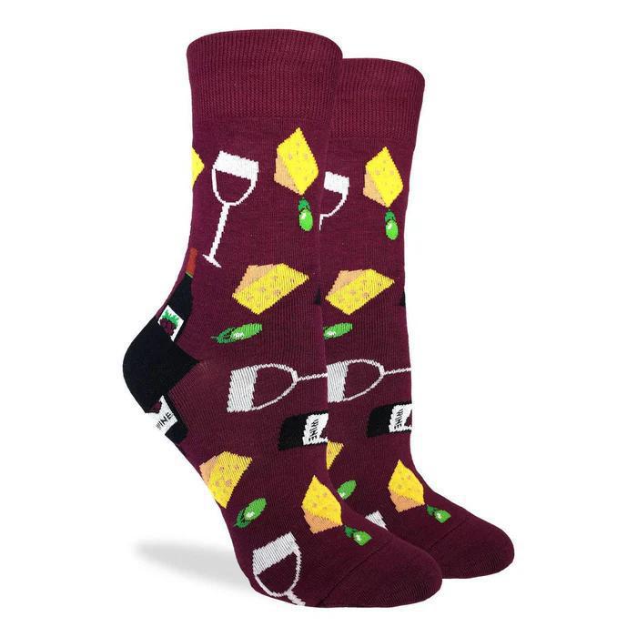Women's Wine & Cheese Socks GLS825