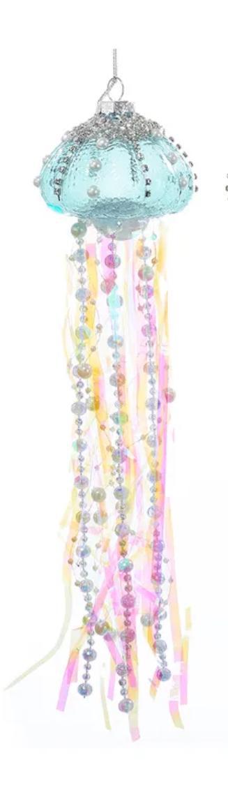 Jellyfish Glass Ornament  KSA