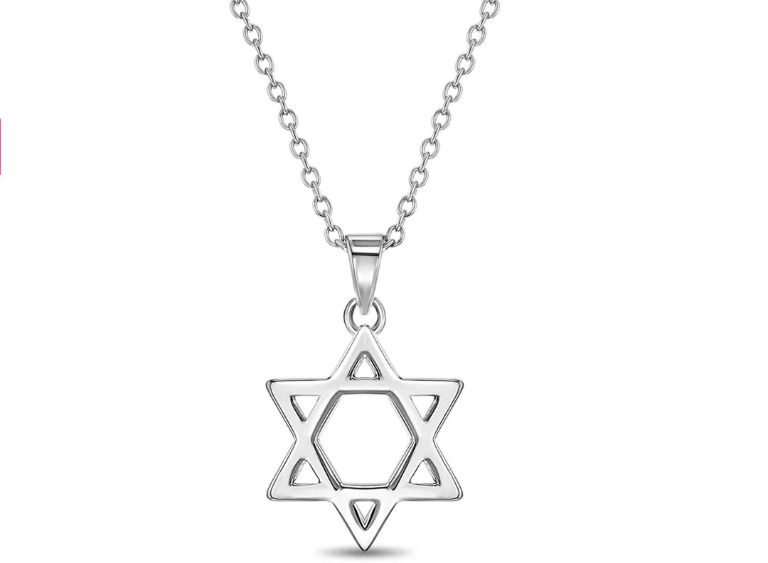 Star of David Necklace 925 ISJ1024