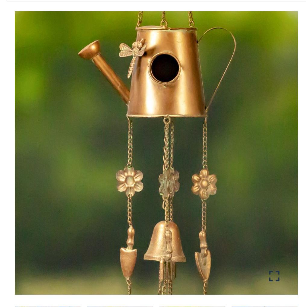 Hanging Birdhouse/Wind Chime Asst ZAR