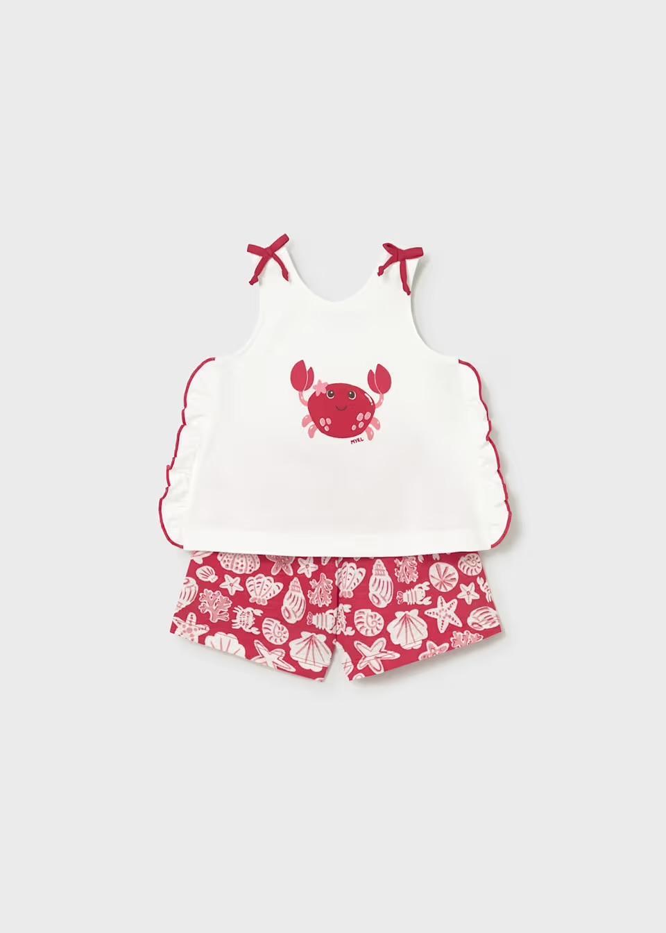 Baby Printed Shorts and T-Shirt 2-Piece Set MYR326