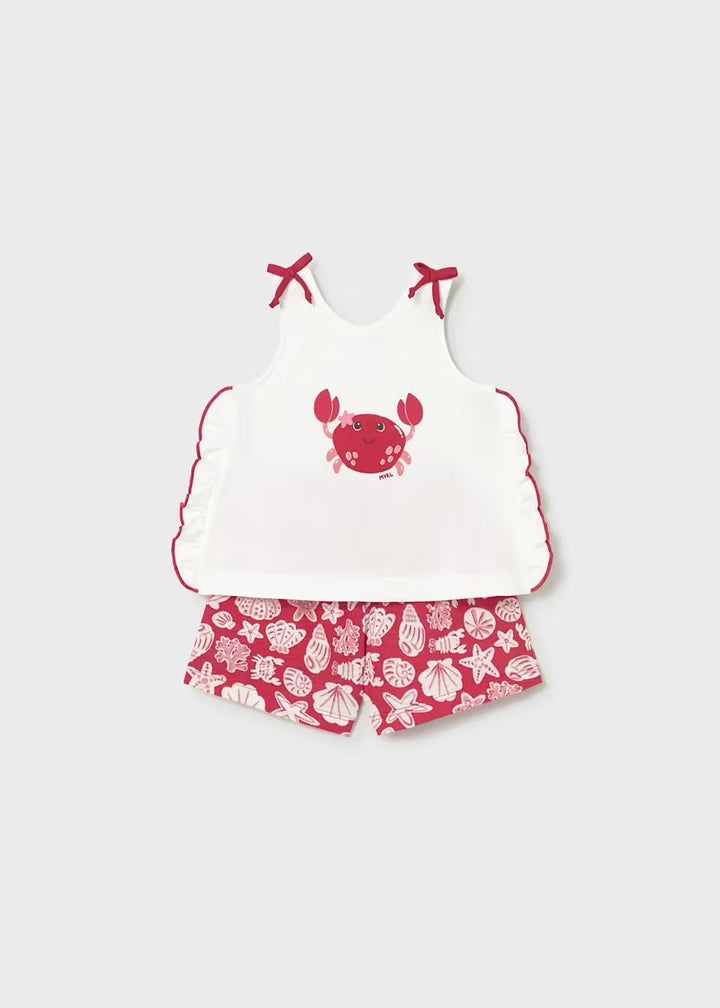 Baby Printed Shorts and T-Shirt 2-Piece Set MYR326