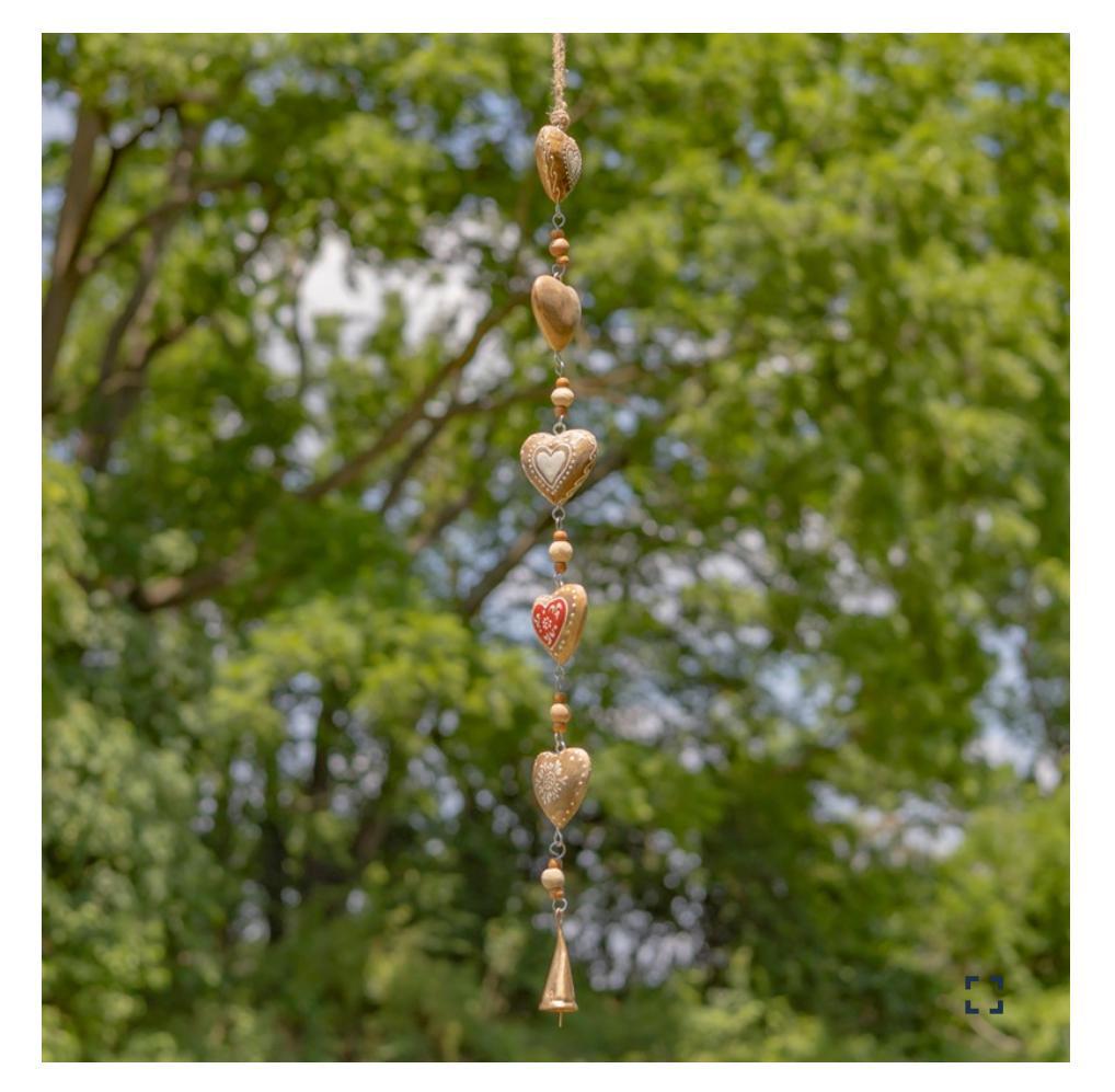HANGING METAL DECORATIVE WIND CHIME CHAINS ZAR525