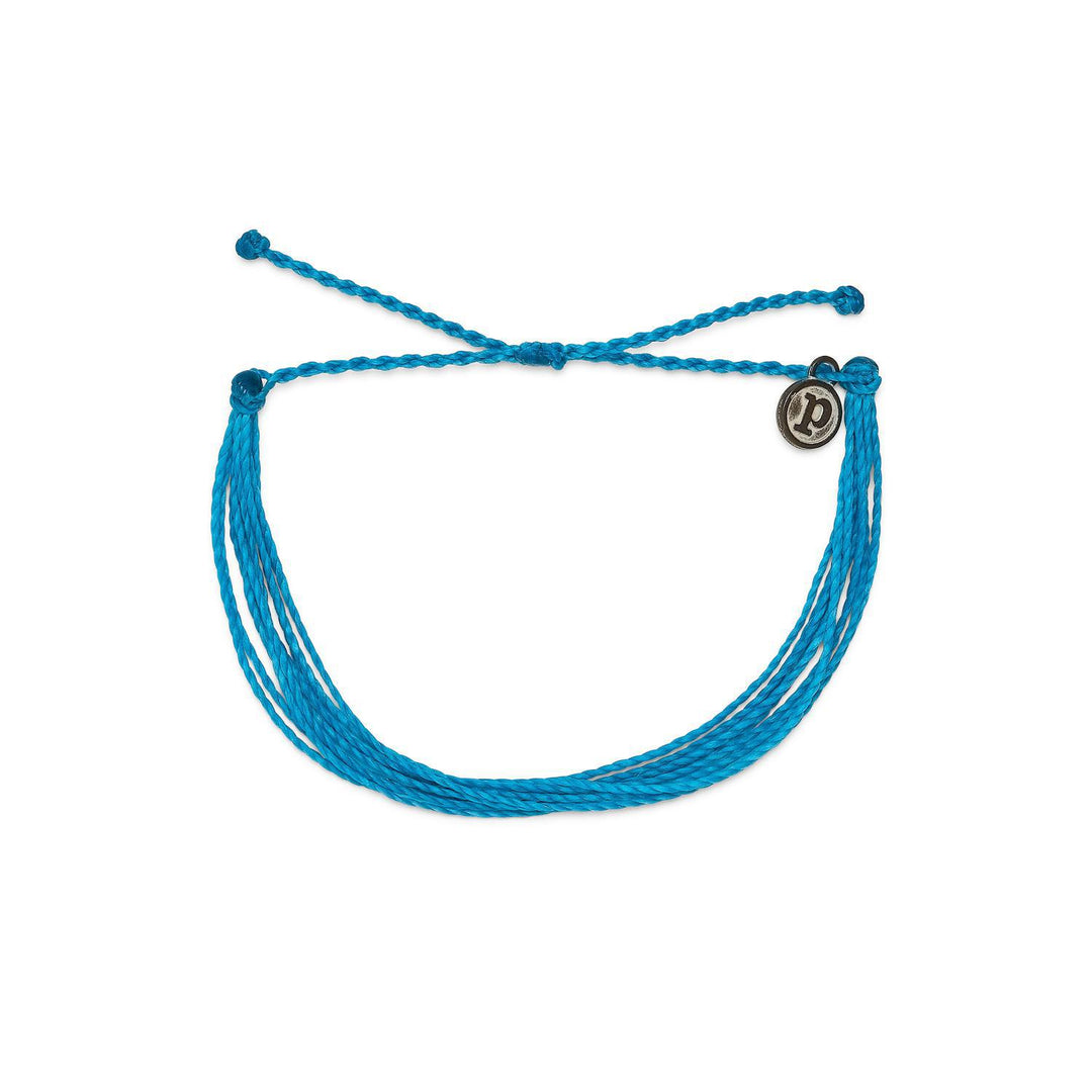 Bright Solid Bracelet Neon Blue PUR525