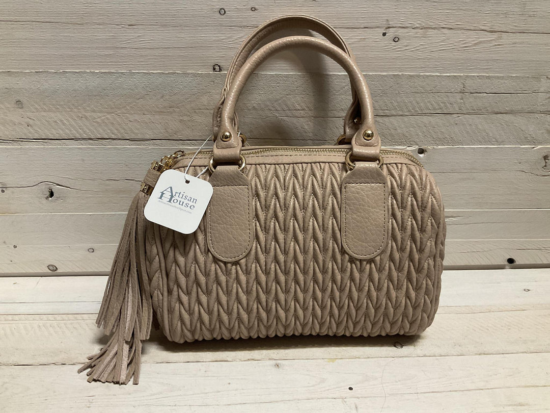 Leather Puffed Tote Bag JY0499 EM824