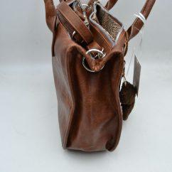 Woven Handbag w/Crossbody Strap & Charm 31470 EMH825