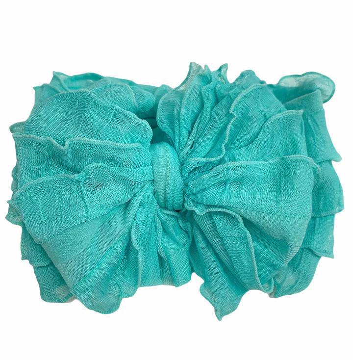 Ruffled Bow Headband RRA