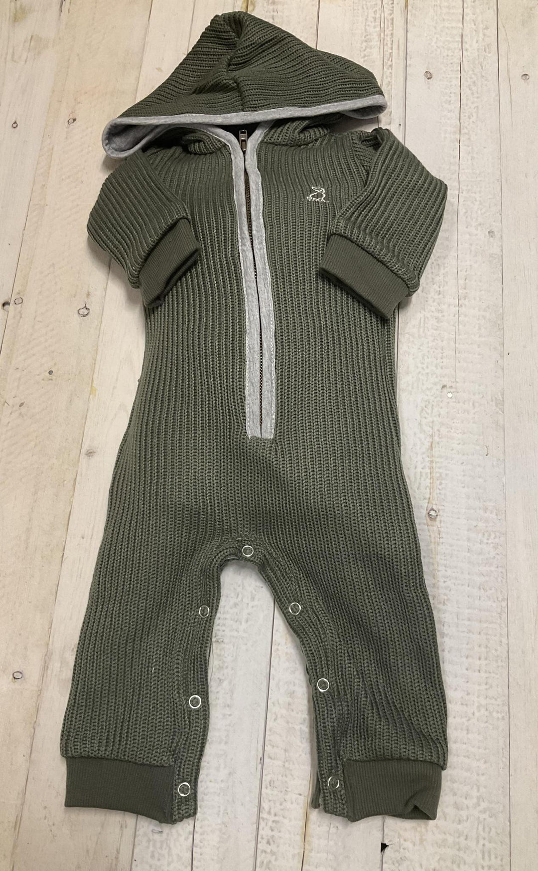 Blain Hooded Knit Romper MAH