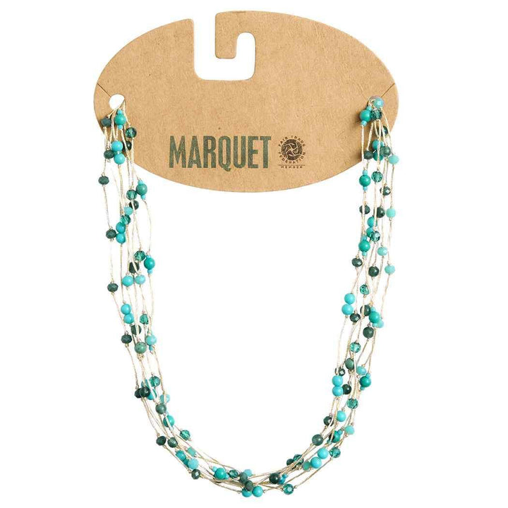 Akha Jill Multistrand Beaded Necklace MAR426