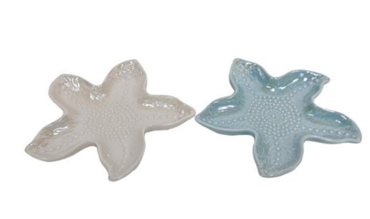 Starfish Trinket Dish Ceramic Asst. FTG625