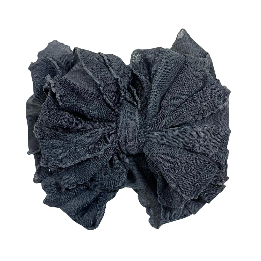 Ruffled Bow Headband RRA