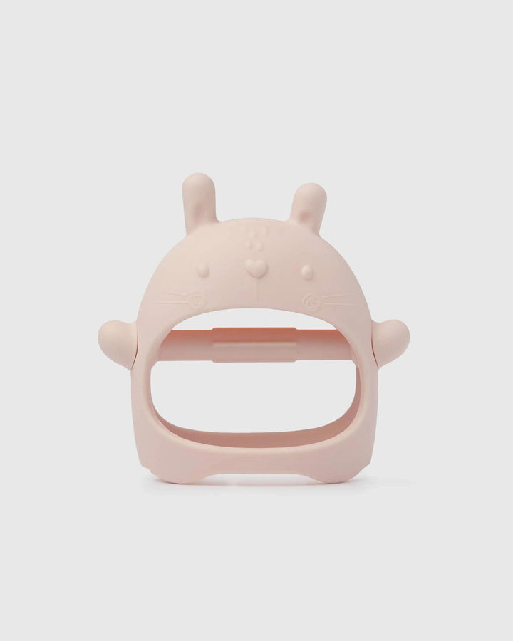 Teething Mitt-Bunny Pink LOU826