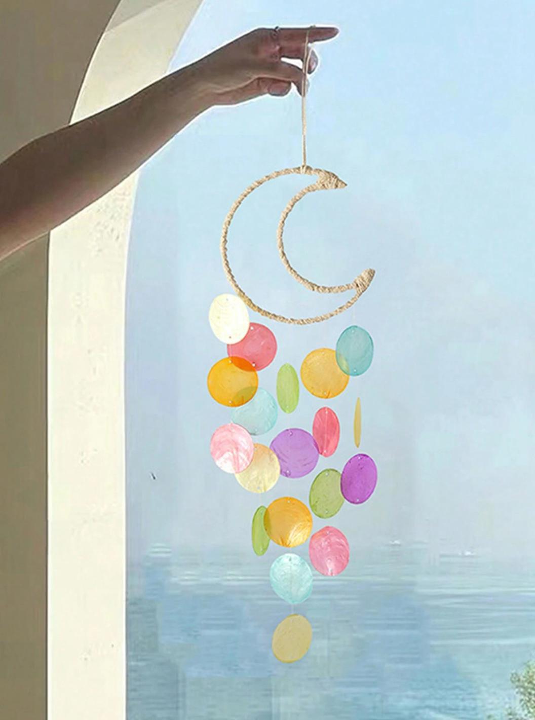 Moon Shell Wind Chime Dream Cather SHE325