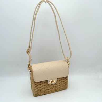 Straw Crossbody Bag T3507 EMH526