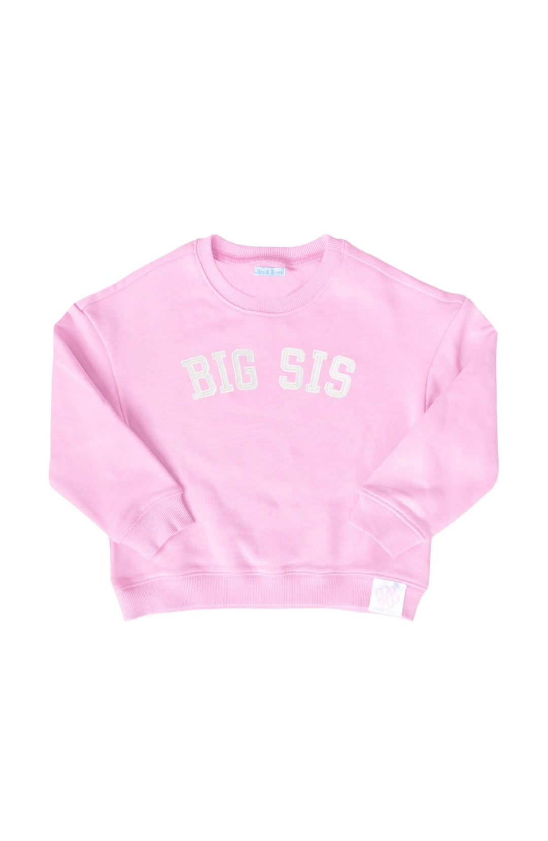 Big Sis Sweatshirt Pink BAB426