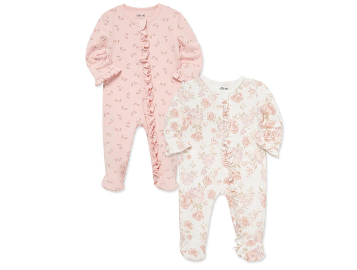 Fab Floral 2 Pack Footies LTM626