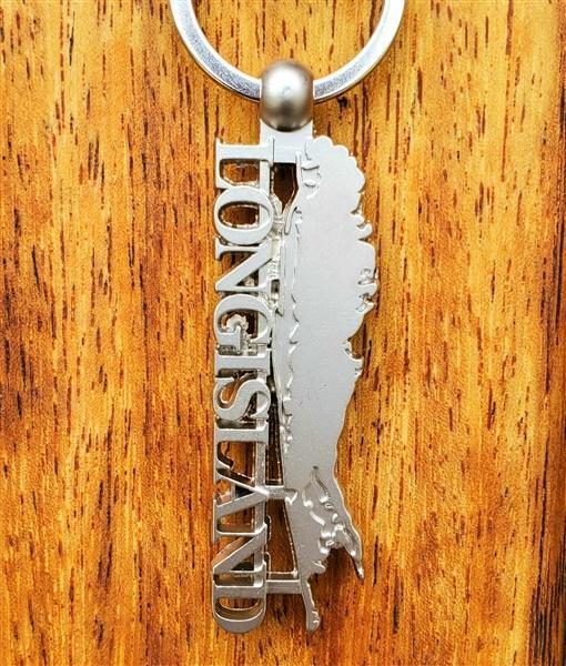 Long Island Map Keyring EEG726