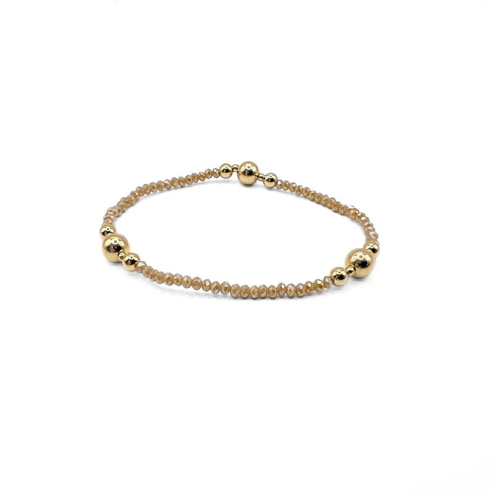 The Nantucket Shimmer Collection 14k Gold Filled Beaded Bracelet ERN825
