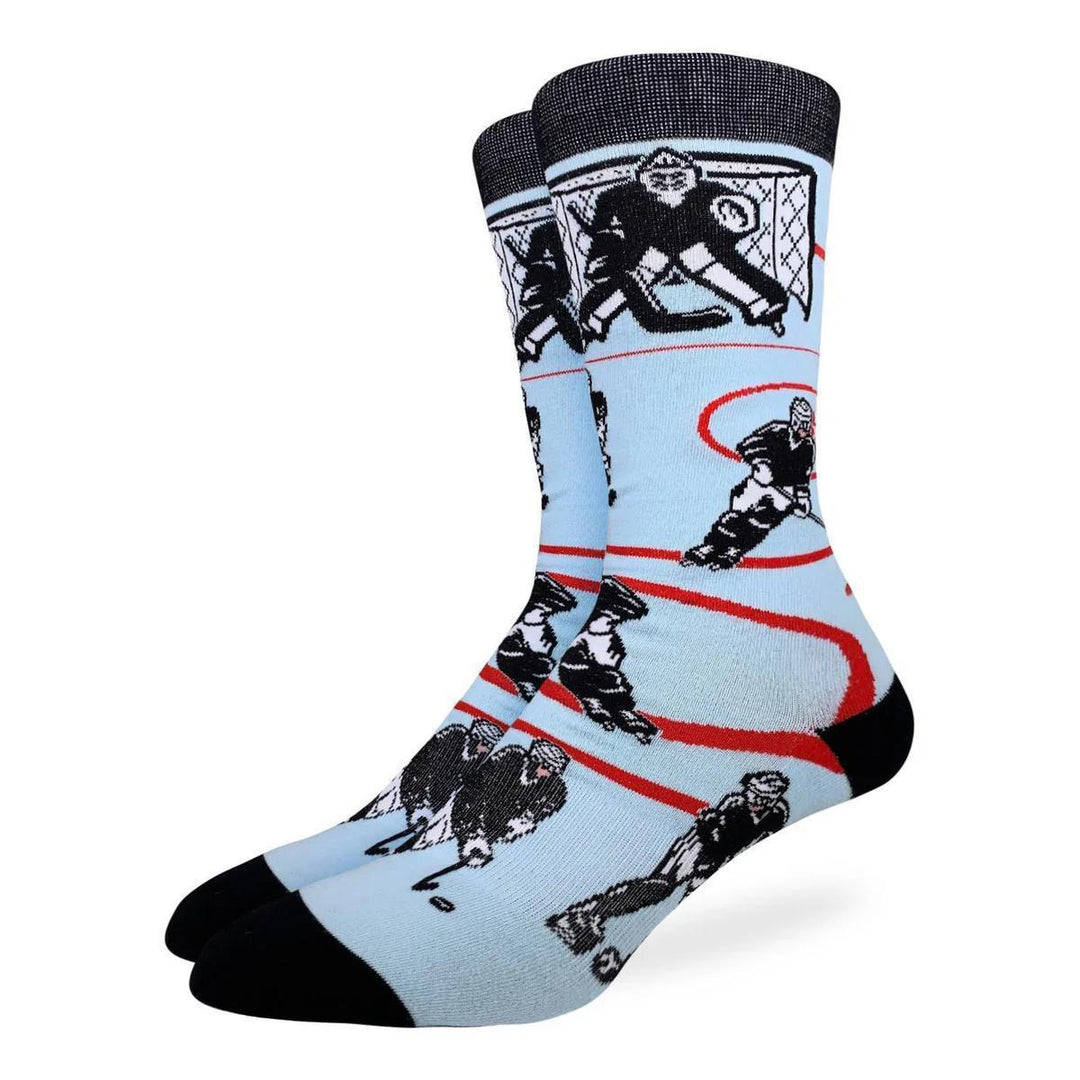 Men's Hockey, Black & White Socks GLS825