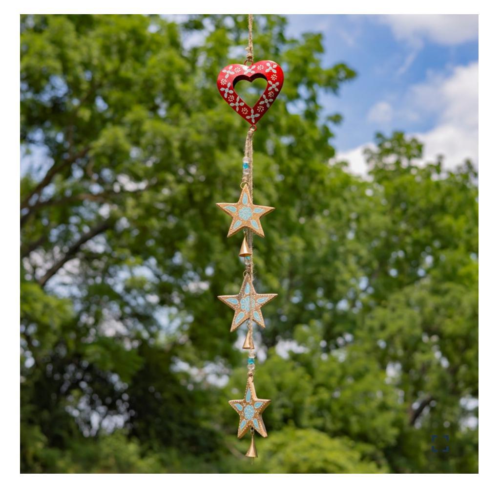 HANGING METAL DECORATIVE WIND CHIME CHAINS ZAR525