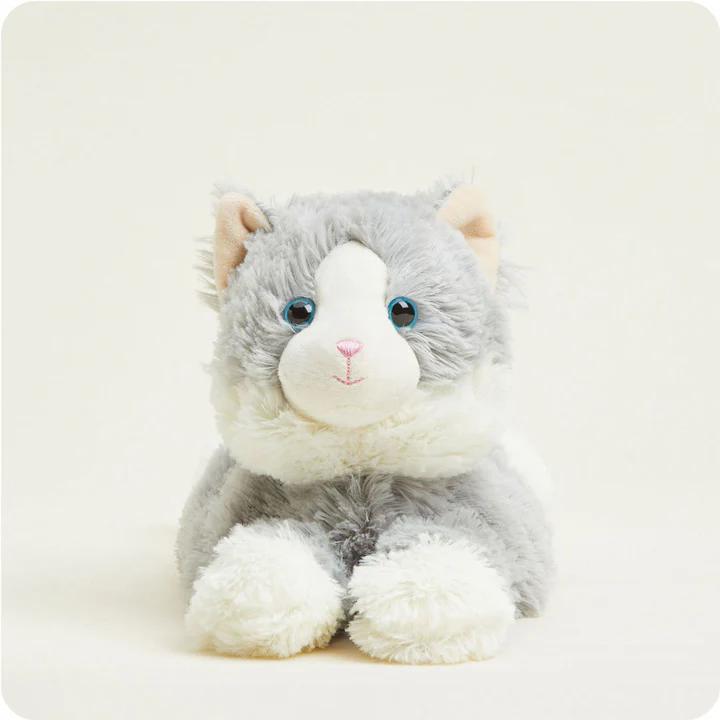 Gray Laying Down Cat Warmies WRM