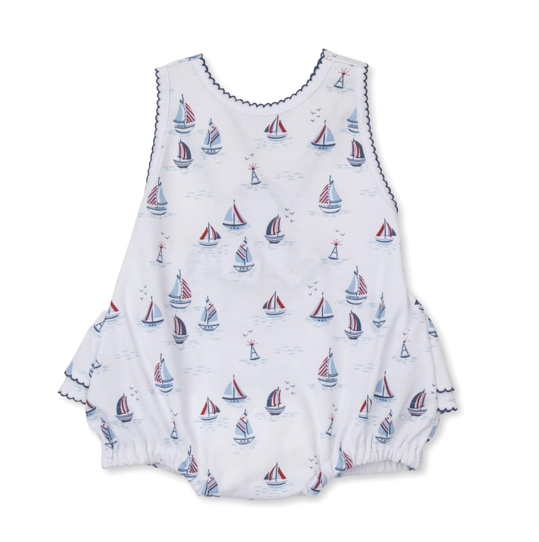 Red, White, Blue Regatta Sailboat Bubble KSY0126
