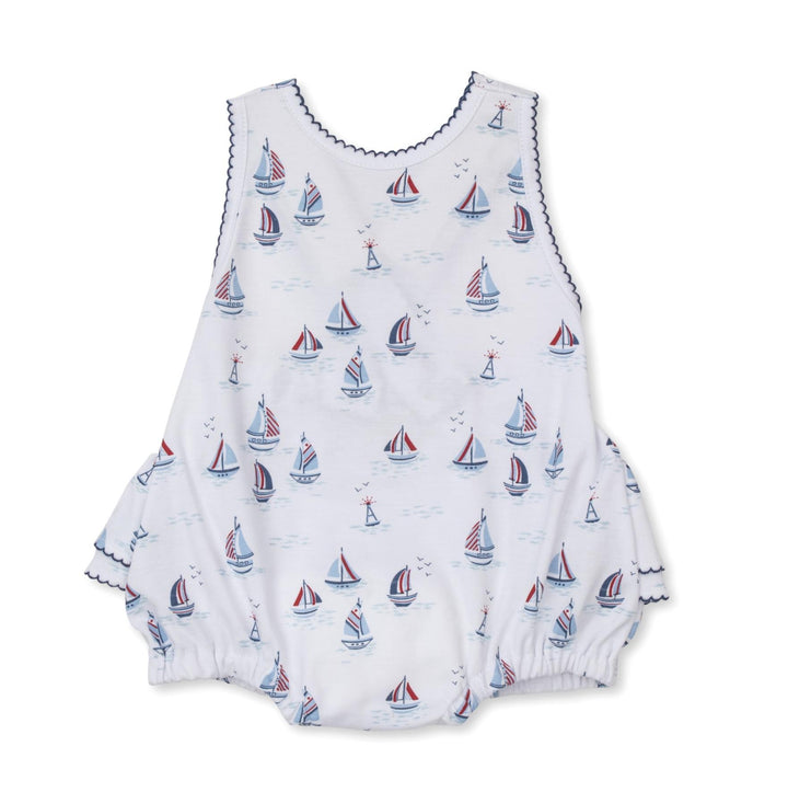 Red, White, Blue Regatta Sailboat Bubble KSY0126