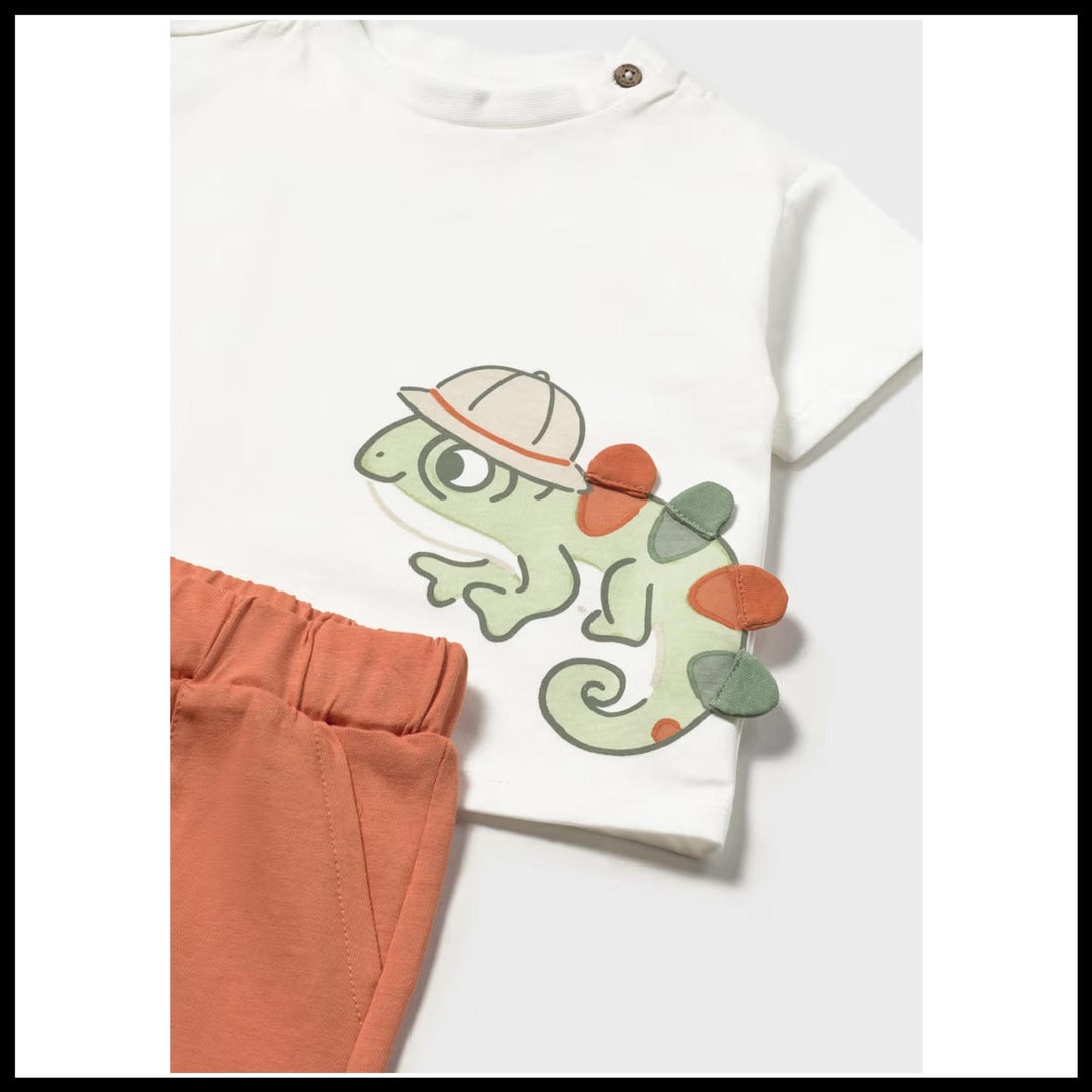 Baby Knit Shorts & T-Shirt Chameleon 2-Piece Set MYR0126