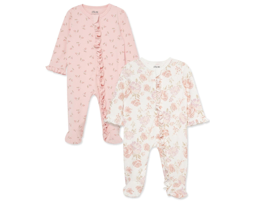Fab Floral 2 Pack Footies LTM626