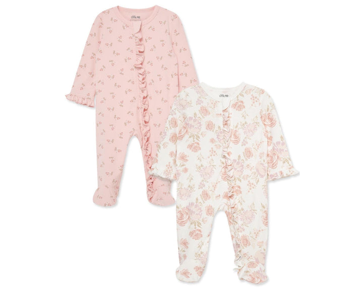 Fab Floral 2 Pack Footies LTM626