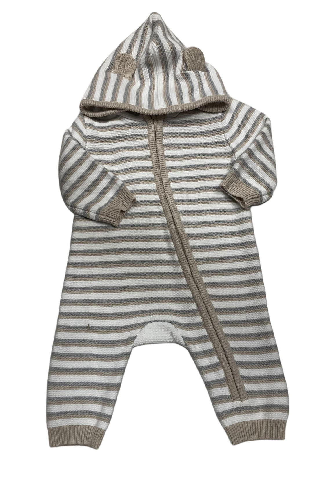 Neutral Striped Coverall LTM824