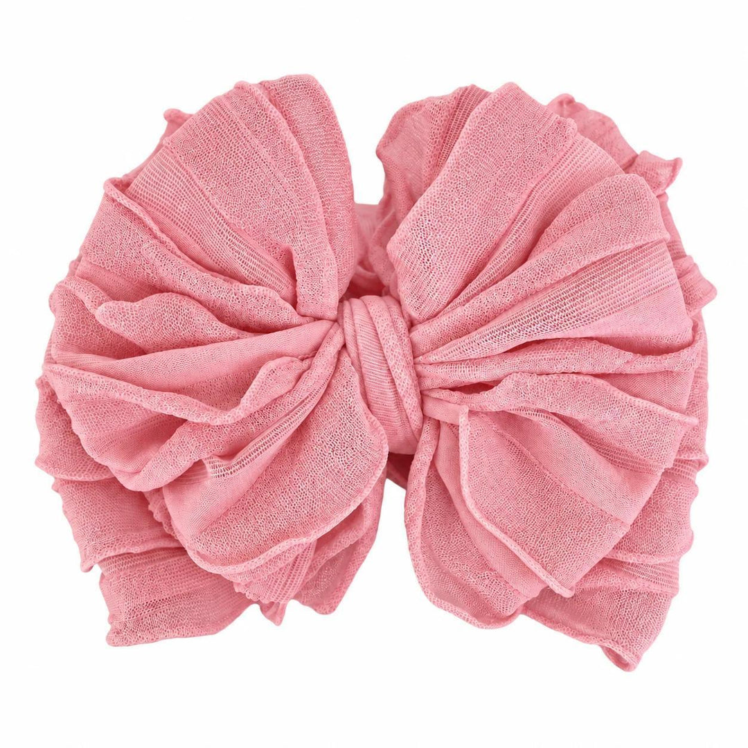 Ruffled Bow Headband RRA