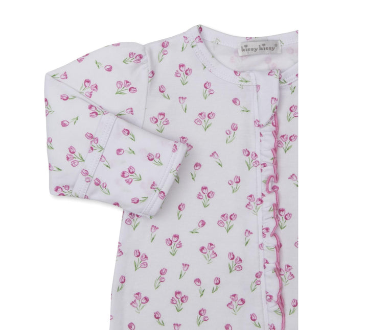 Timeless Tulips Footie w/Zip KSY0126