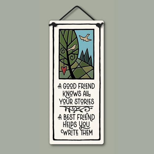 Friend/Stories Wall Art Plaque SPC924