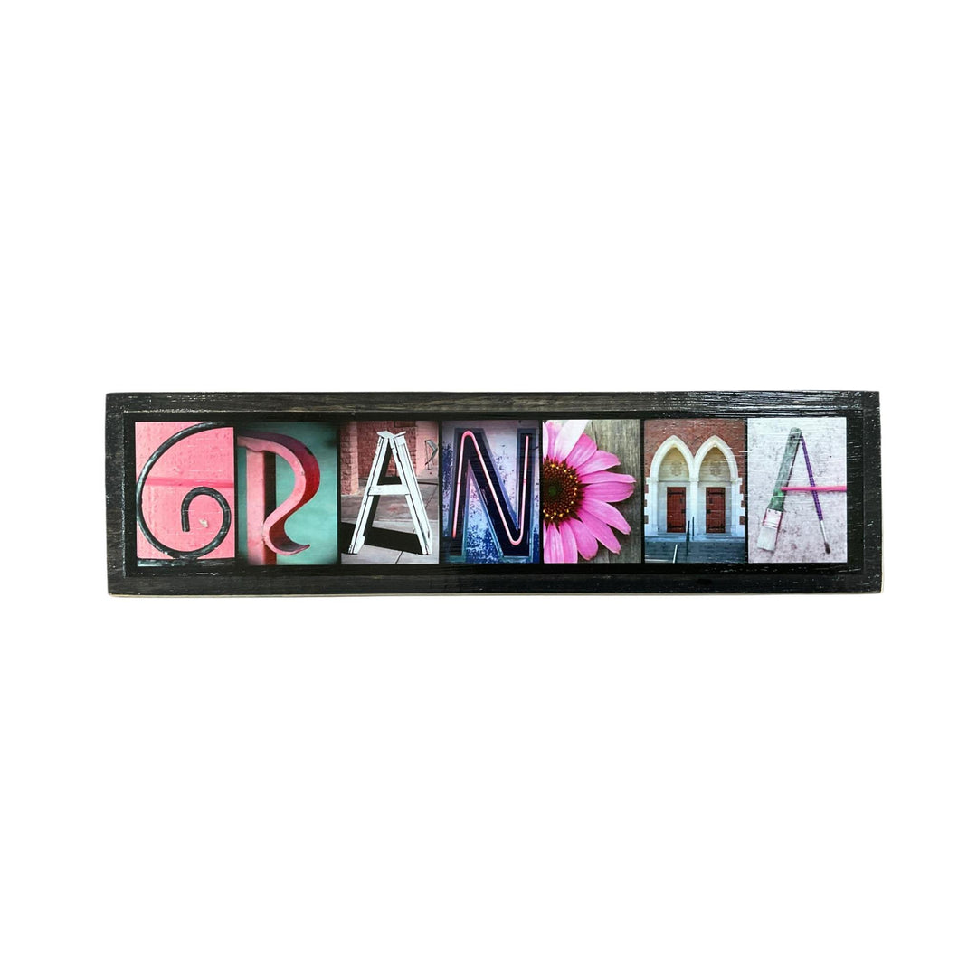 Grandparent Photo Letter Sign LOL126
