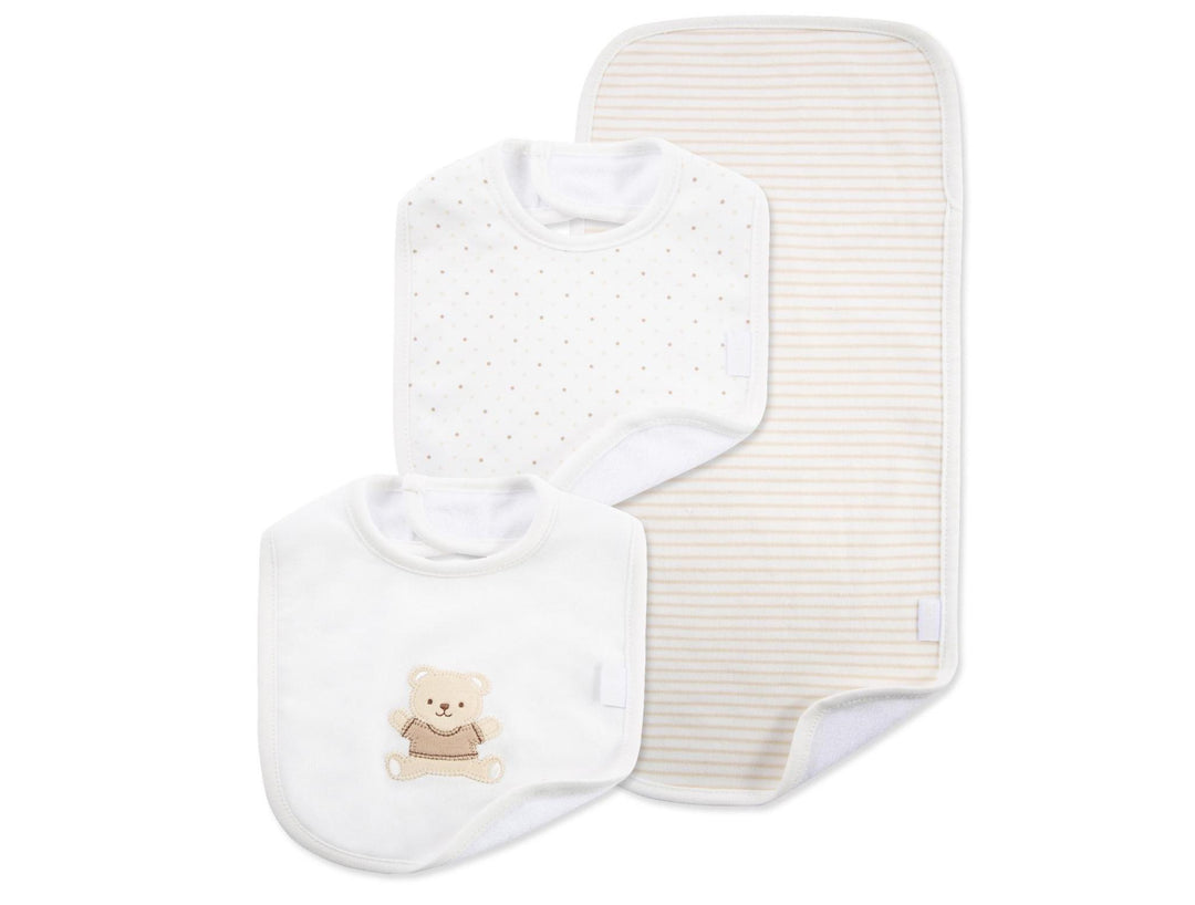 Gentle Bear Bib & Burp Set LTM526