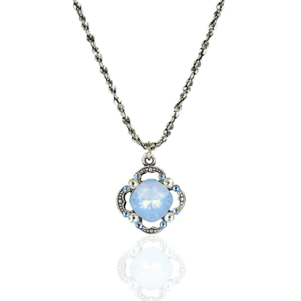Eva Crystal Opal Necklace AKD1025
